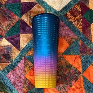 Starbucks Iridescent Bling Tumbler with Siren Logo (NWT).